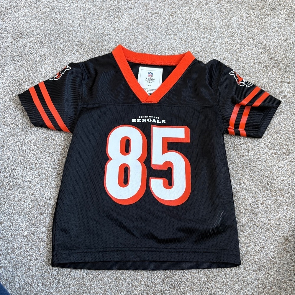 Cincinnati Bengals Tyler Eifert Kids baby toddler NFL Jersey 18 m black football